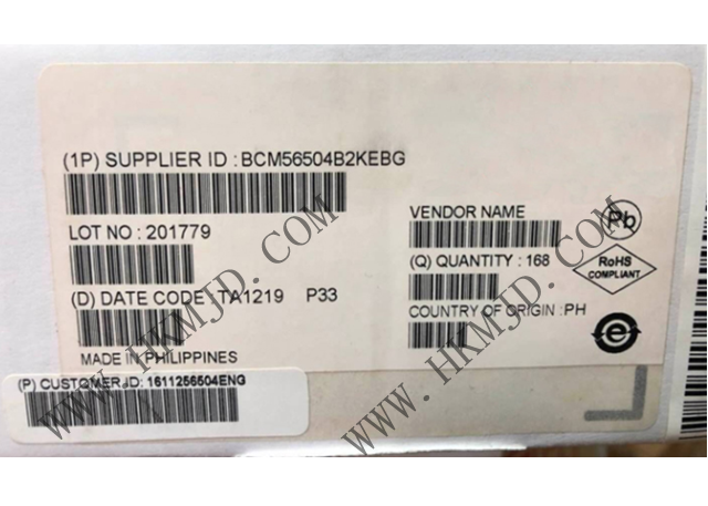 以太網 IC BCM56504B2KEBG 24端口GbE多層交換機，帶4個10GbE/HiGig+?端口
