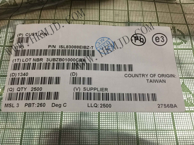 供應(yīng)半，收發(fā)器 ISL83088E ISL83088EIBZ RS-422/RS-485 接口 IC
