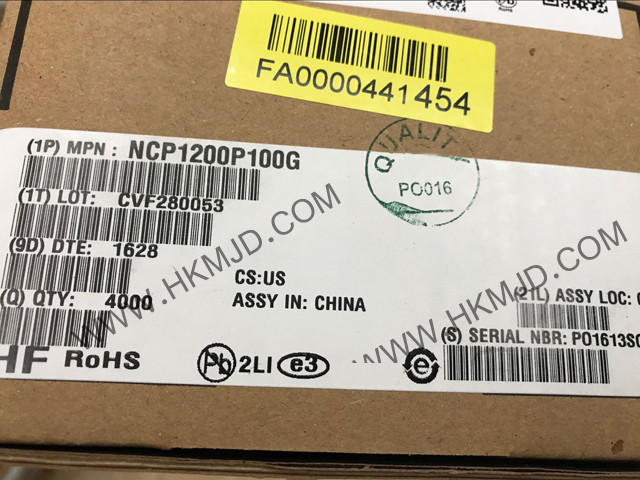 AC-DC電源轉換 NCP1200P100G 離線控制器 反激 拓撲 100kHz 8-PDIP