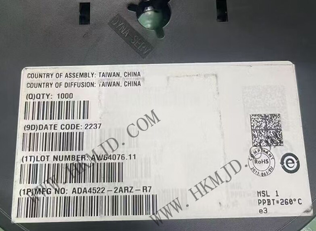 出售【ADI】低功耗運(yùn)算放大器 ADA4522-2ARZ 55V、雙通道、零漂移運(yùn)算放大器