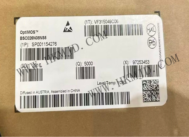 OptiMOS? 5 功率晶體管，80V BSC026N08NS5 N 溝道功率 MOSFET