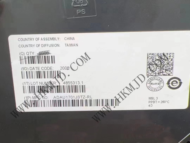 ADAU1701JSTZ SigmaDSP? 28/56 Bit音頻DSP，內(nèi)置2個ADC和4個DAC