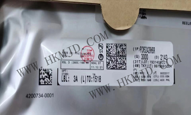 PCM5242RHBR (TI) 4.2VRMS DirectPath?、32 位、384kHz、114dB 音頻立體聲 DAC