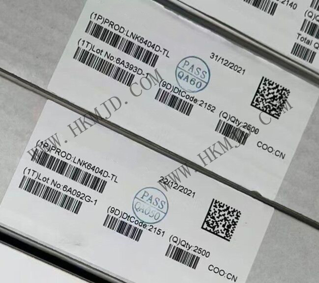 LNK6404D：適用于適配器和充電器的節(jié)能、精確的初級側調節(jié)CV/CC切換器