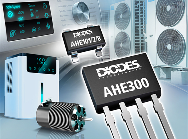 Diodes 公司推出先進的銻化銦霍爾器件傳感器，適用于旋轉(zhuǎn)和電流檢測產(chǎn)品應用