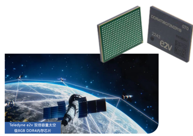 Teledyne e2v 雙倍容量太空級 8GB DDR4 內(nèi)存芯片，面向高可靠性太空應(yīng)用
