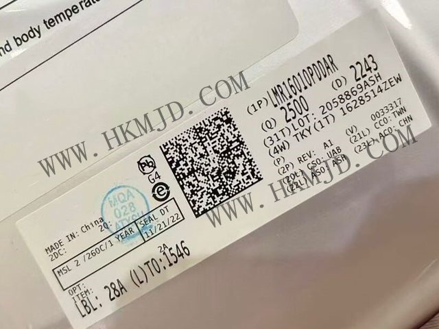 LMR16010PDDAR(TI): SIMPLE SWITCHER? 60V、1A 降壓轉(zhuǎn)換器（IQ 為 40μA）