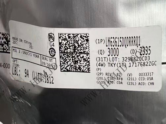 供應(yīng)德州儀器 LM63615DQDRRRQ1 3.5V 至 36V、1.5A 汽車降壓轉(zhuǎn)換器