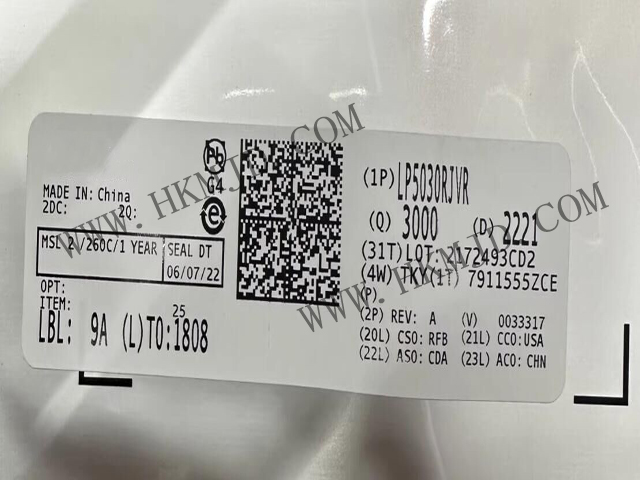 [供應] LP5030RJVR (TI) 12位 PWM 超低靜態(tài)電流 I2C RGB LED 驅動器