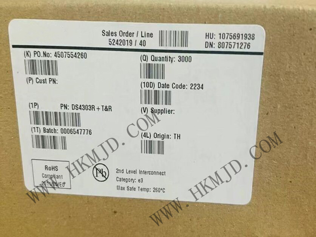 供應(yīng) Maxim DS4303R 電子可編程電壓基準(zhǔn)，適用于自動工廠校準(zhǔn)